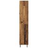vidaXL Hoge kast Oud hout 69,5 x 34 x 180 cm Bewerkt hout