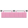 vidaXL Hangend Hoofdeinde Wandgemonteerd Roze 170 x 55 x 5 cm Stof