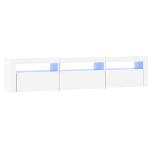 vidaXL Tv-meubel met LED-verlichting 180x35x40 cm wit
