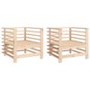 vidaXL Tuinstoelen 2 st massief grenenhout
