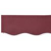 vidaXL Markies Valance Bordeauxrood 580 x 20 cm Canvas