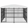 vidaXL Hondenkennel voor buiten met dak 300x300x210 cm