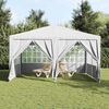 vidaXL Partytent Wit 400 x 400 x 266 cm Polyetheen