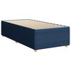 vidaXL Bedframe zonder matras 90x190 cm stof blauw