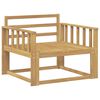 vidaXL Buiten Midden Sofa Massief Acaciahout Wit