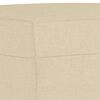 vidaXL Voetenbank 70x55x41 cm stof cr&egrave;mekleurig