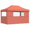 vidaXL Partytent Terracotta 279 x 410 x 315 cm Oxford Stof