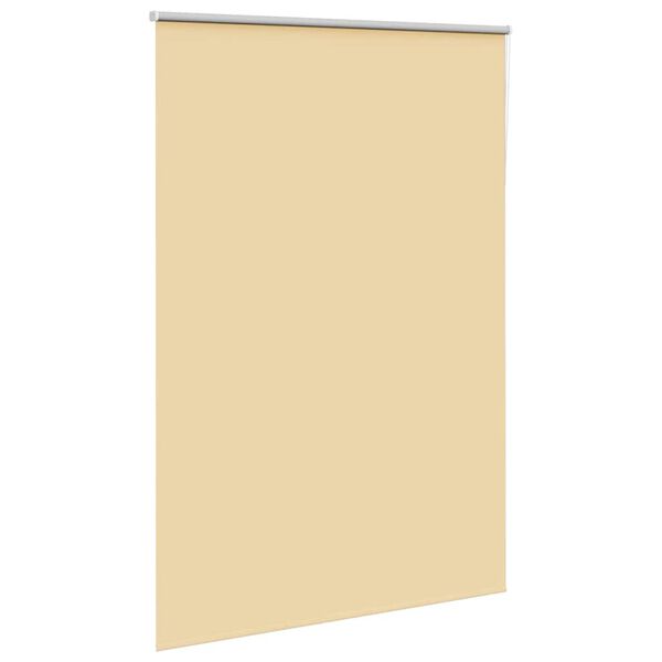vidaXL Rolgordijn verduisterend 155x210 cm stofbreedte 151,6 cm beige