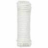 vidaXL Boottouw 6 m 2 Wit Polyester
