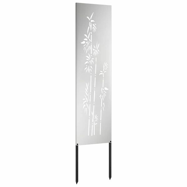 vidaXL Tuin Privacy Screen Zilver 32 x 140 cm Gegalvaniseerd staal