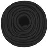 vidaXL Boottouw 14 mm 25 m polypropeen zwart