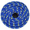 vidaXL Boottouw 12 mm 100 m polypropeen blauw