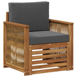 vidaXL Buiten Midden Sofa Naturel