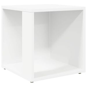 vidaXL Bijzettafels 33 x 33 x 34 cm Engineered wood Wit