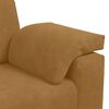vidaXL Loveseat Sofa Bruin 180x77x82 cm Fluweel