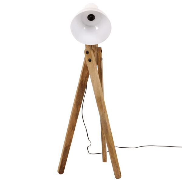 vidaXL Vloerlamp 25 W E27 45x45x120 cm wit