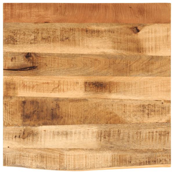 vidaXL Tafelblad met natuurlijke rand 60x60x2,5 cm massief mangohout