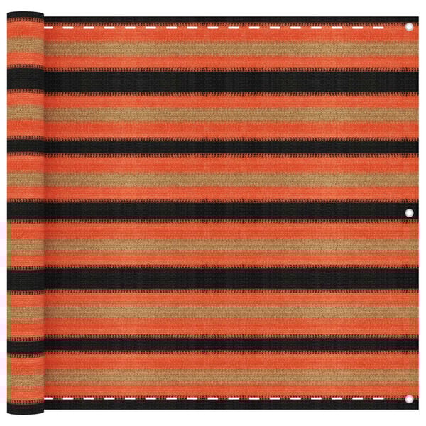 vidaXL Balkonscherm 90x500 cm HDPE meerkleurig