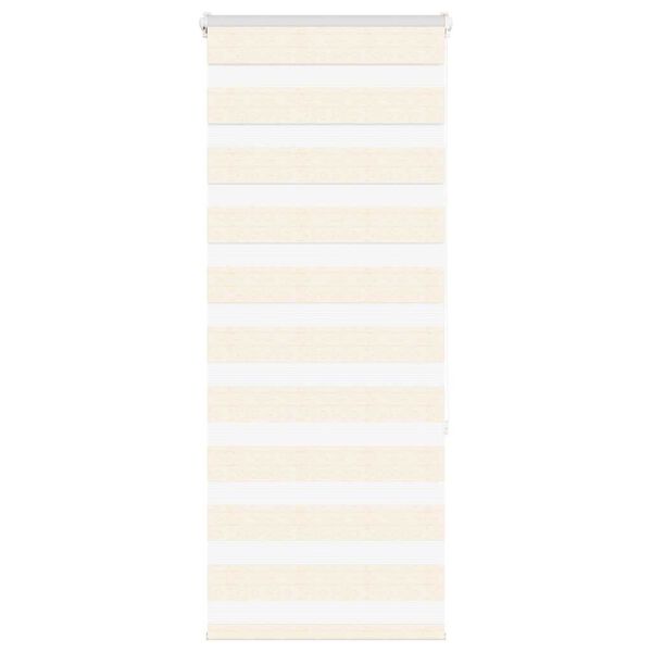 vidaXL Zebra Blind 60x150 cm stofbreedte 55,9 cm polyester marmerbeige