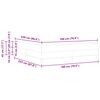 vidaXL Boxspringbed met matras Roze 180 x 220 cm Stof