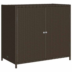 vidaXL Tuinkast 83x45x76 cm poly rattan bruin