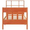 vidaXL Bedframe zonder matras massief grenenhout wasbruin 90x200 cm