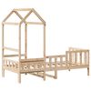 vidaXL Slaapbank met huisje 80x200 cm massief grenenhout