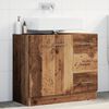 vidaXL Wastafelkast 63x30x54 cm bewerkt hout oud houtkleurig