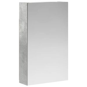 vidaXL Badkamer spiegelkast Beton Grijs 30 x 10,5 x 50 cm Bewerkt hout