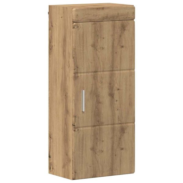 vidaXL Badkamer wandkast TULUM Artisan Eiken 37 x 24,5 x 86 cm