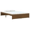 vidaXL Bedframe massief hout honingbruin 120x190 cm