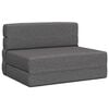 vidaXL Vouwbare Bankbed Lichtgrijs 70 x 72 x 60 cm Stof
