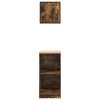 vidaXL Garagekasten 2 st Spaanplaat gerookt eiken