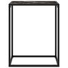 vidaXL Wandtafel 60x35x75 cm gehard glas zwart