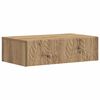 vidaXL Wandmontage Zijtafel 87,5 x 34,5 x 17 cm Bewerkt hout
