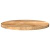 vidaXL Tafelblad rond &Oslash; 50x2,5 cm massief ruw mangohout