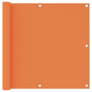 vidaXL Balkonscherm 90x400 cm oxford stof oranje
