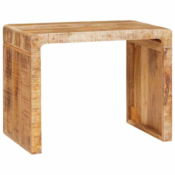 vidaXL Bijzettafel Bruin 60 x 35 x 46 cm Massief Mango Hout