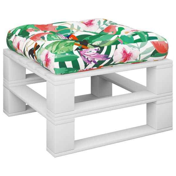 vidaXL Palletkussen 50x50x12 cm stof meerkleurig