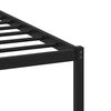 vidaXL Bedframe zonder matras metaal gerookt eikenkleurig 193x203 cm