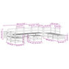 vidaXL 11-delige Loungeset massief grenenhout