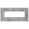 vidaXL Wandtafel Grijze Sonoma 155 x 29 x 74 cm Geconstrueerd hout