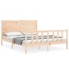 vidaXL Bedframe zonder matras massief grenenhout 160x200 cm