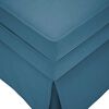 vidaXL Chaise longue met bolster en rechterarmleuning fluweel blauw