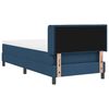 vidaXL Boxspringbed met matras Blauw 200 x 80 cm Polyester