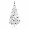 vidaXL Kunstkerstboom met verlichting en kerstballen 620 takken 180 cm
