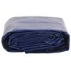 vidaXL Dekzeil 650 g/m&sup2; 1,5x2,5 m blauw