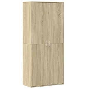 vidaXL Schoenenkast 80x39x178 cm spaanplaat sonoma eikenkleurig