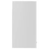vidaXL Bovenkast Lyon 60x31x60 cm bewerkt hout hoogglans wit