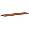 vidaXL Raamsokkel Bruin Hout 120 x 30 x 4,5 cm PVC